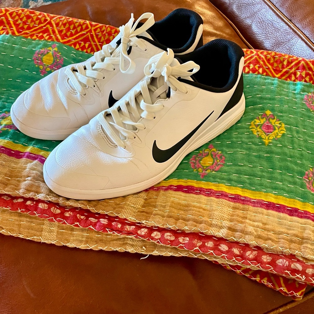 White and Black Nike golf